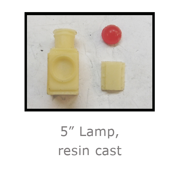5in Lamp resin cast 5in Lamp resin cast