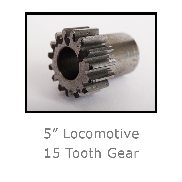 5in Locomotive 15 Tooth Gear