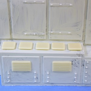 Castings loose fitted to show location