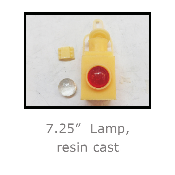 7.25in Lamp, resin cast 7.25in Lamp, resin cast