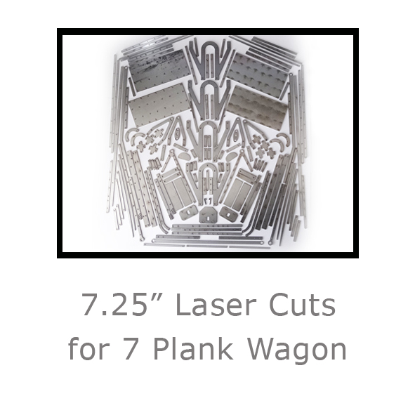 7.25in Laser Cuts for 7 Plank Wagon 7.25in Laser Cuts for 7 Plank Wagon
