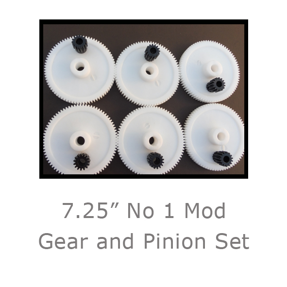 7.25in No1 Mod Gear Pinion x 7.25in No1 Mod Gear Pinion x