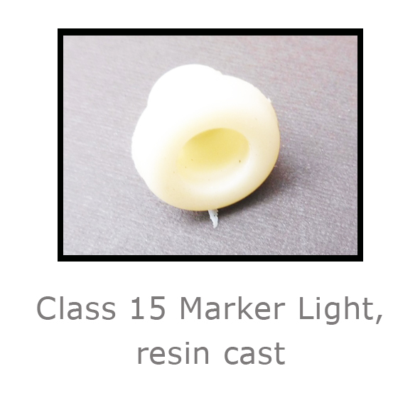 Cl 15 Marker Light Resin cast Cl 15 Marker Light Resin cast