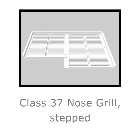 Class 37 nose Grill stepped Class 37 nose Grill stepped