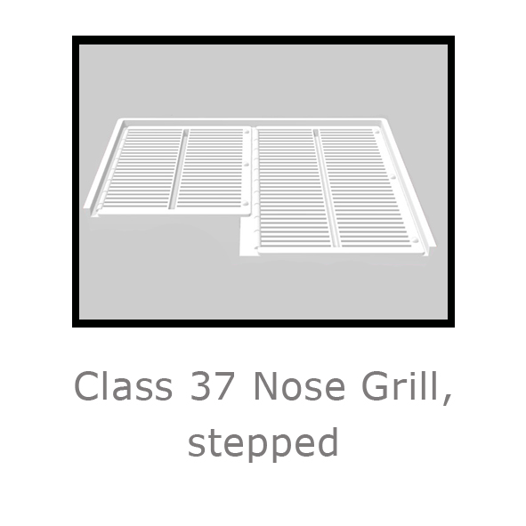 Class 37 nose Grill stepped