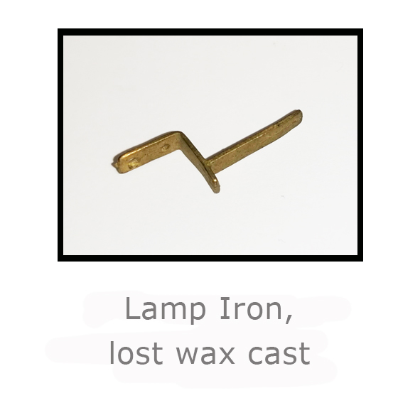 Lamp Ironlost wax cast Lamp Ironlost wax cast