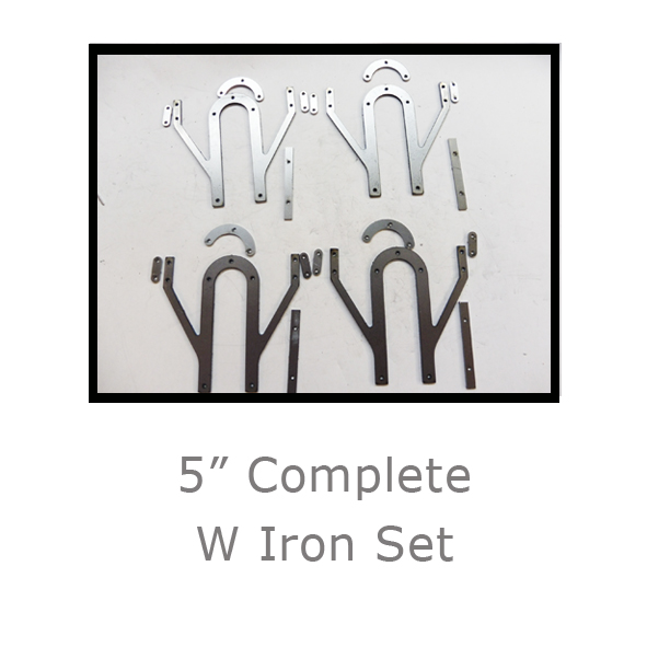 5” Complete W Iron Set 5” Complete W Iron Set