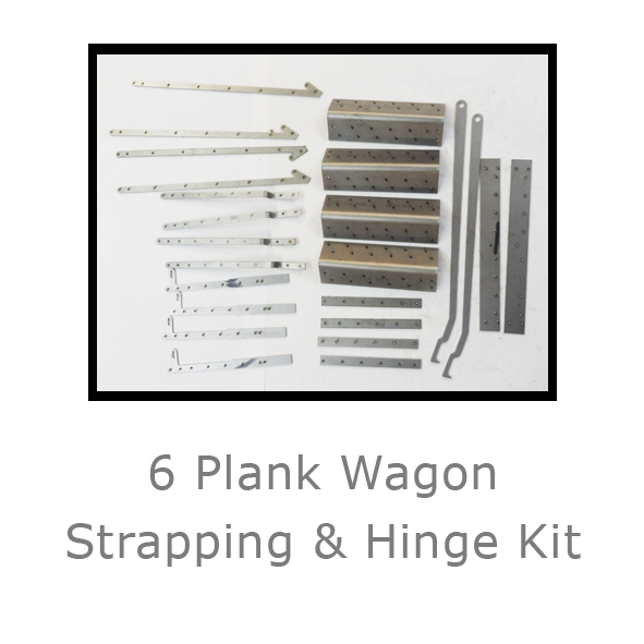 6 Plank Wagon Strapping & hinge kit 6 Plank Wagon Strapping & hinge kit