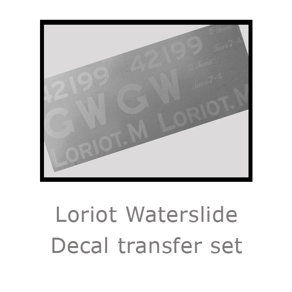 Loriot Waterslide Decal transfer set Loriot Waterslide Decal transfer set