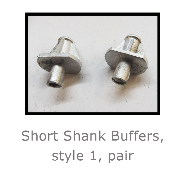 Short Shank Buffers style 1 pair Short Shank Buffers style 1 pair