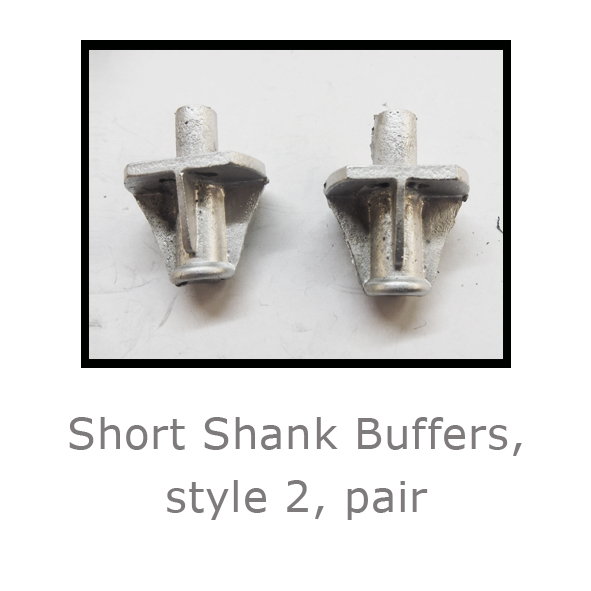 Short Shank Buffers style 2 pair Short Shank Buffers style 2 pair